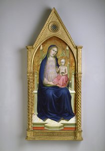 Madone en Trône - Lorenzo Monaco